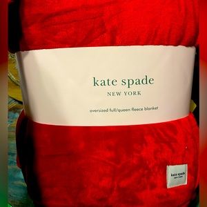 NWT Kate Spade oversized fleece blanket